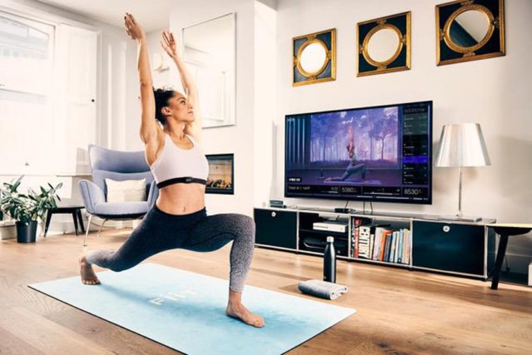 the living room yoga